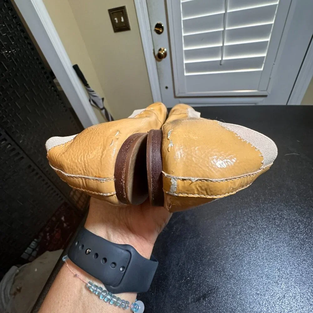 Tory Burch caroline patent leather ballerina flats shoes